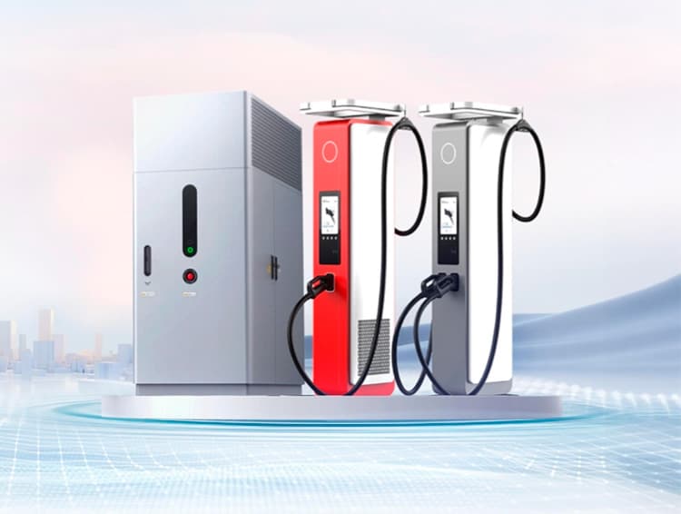 Sistema de carga rápida Huawei FusionCharge comercializado por EVTron